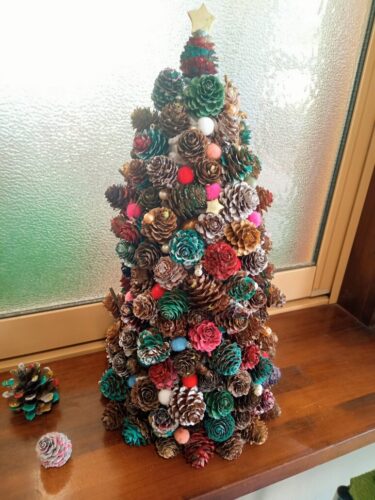 エコミットとよしな　安曇野市　明科　就労継続支援　B型　事業所　いに！素敵なクリスマスツリーになりました！⑩
