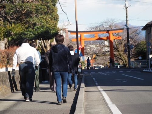 エコミットふじのみや　富士宮市　就労継続支援　B型　事業所　富士宮浅間大社へと初詣に行ってきました。